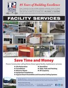 Facility services brochure by Picone Construction