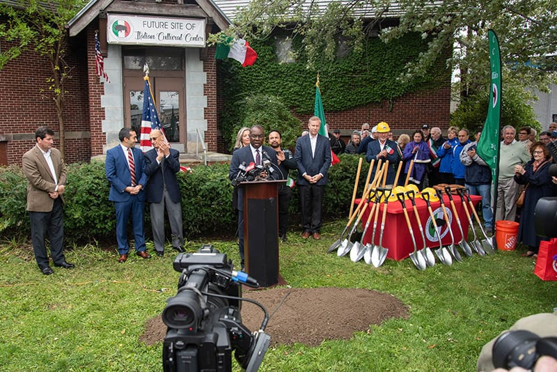 Picone Construction begins work for the Italian Cultural Center